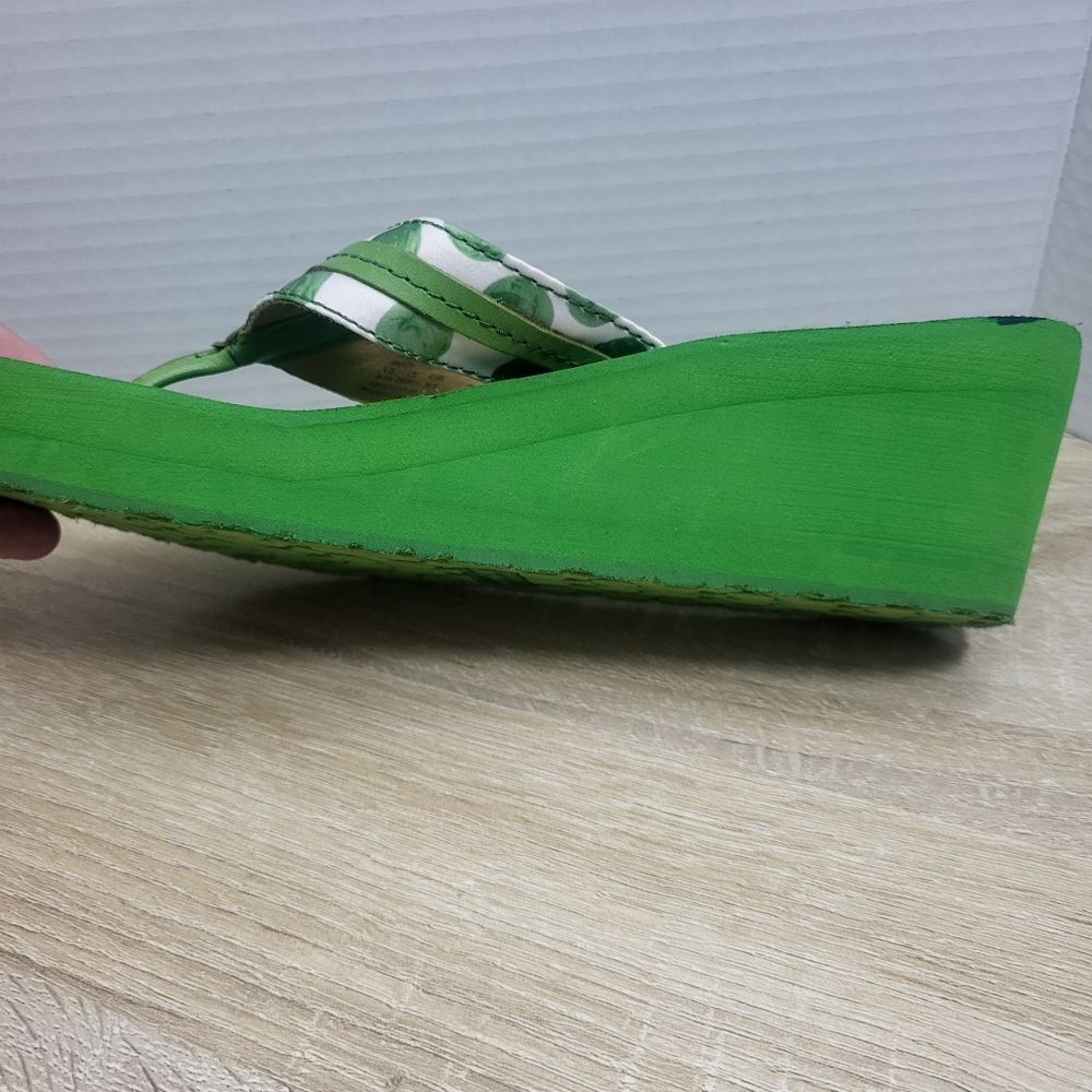 Coach Brand. Jade Print Dot Wedges. Womens Size 8.5 - Picture 10 of 14